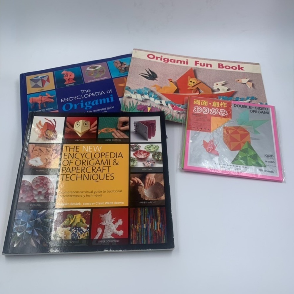 Origami Craft Lot 3 Technique Books Encyclopedia Papercraft READ